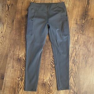 Carhartt Force Fitted Utility Workwear leggings cargo & zip Pocket Green Small